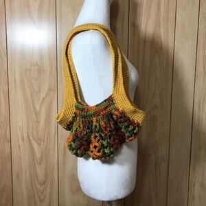 NWT Handmade Crocheted Small Reusable Mesh Market Bag by Dawny